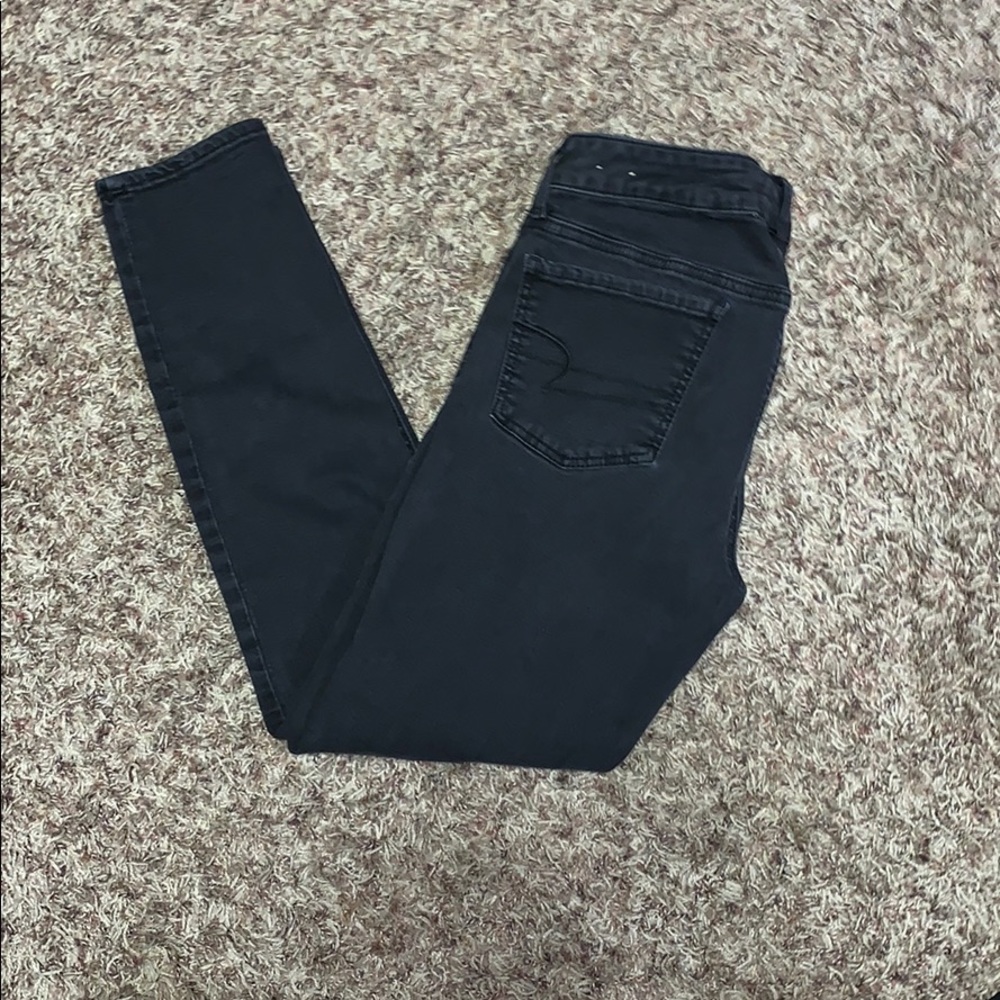 American eagle black skinny jeans